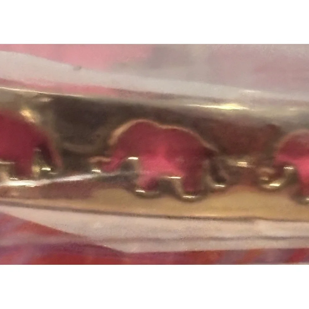 Stella &‎ Dot 2 Bracelets 1 Pink & 1 Tan Strength & Inspire Gold Toned New